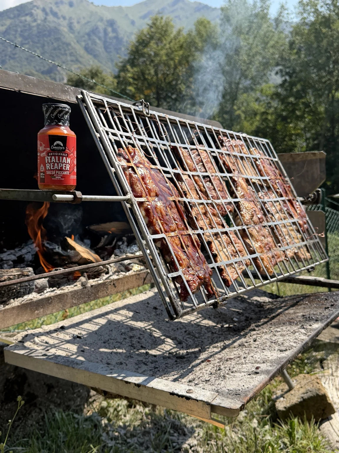 Italian Reaper Comasiras con carne alla griglia e barbecue